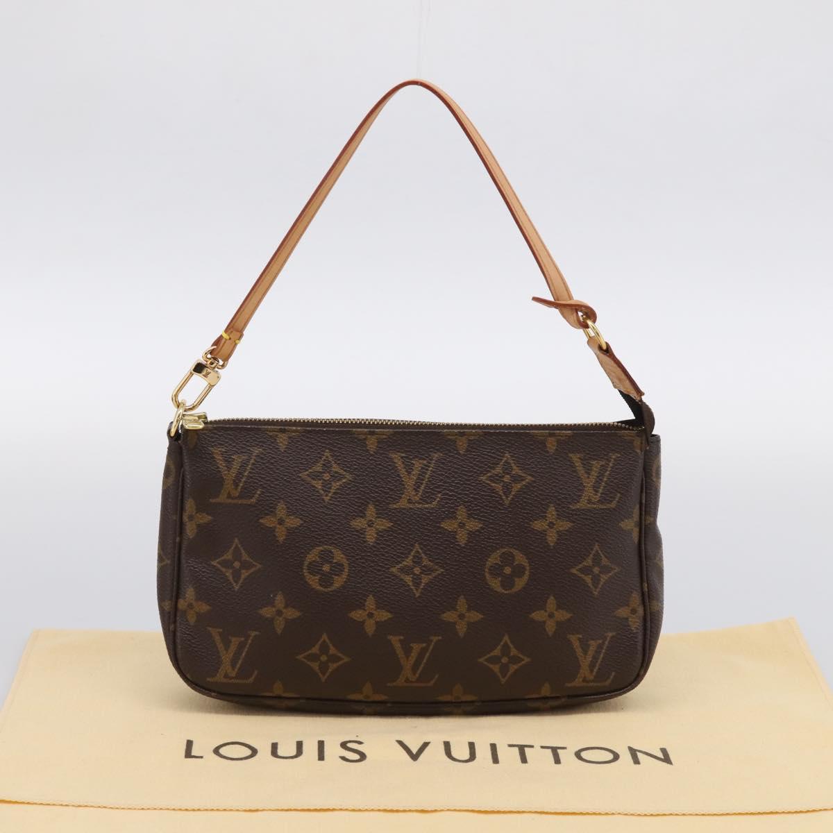 LOUIS VUITTON Monogram Pochette Accessoires Pouch M51980 LV Auth 211273V