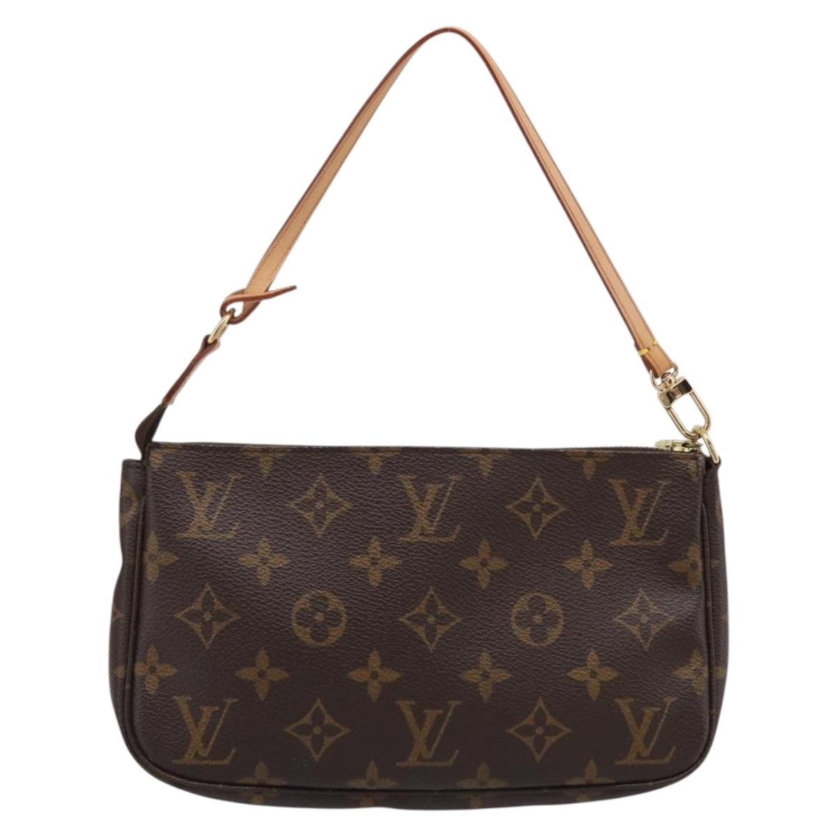 LOUIS VUITTON Monogram Pochette Accessoires Pouch M51980 LV Auth 211273V