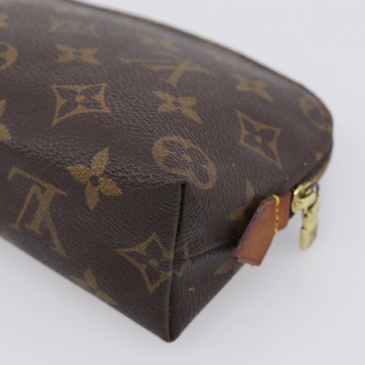 LOUIS VUITTON Monogram Pochette Cosmetic PM Pouch M43998 LV Auth 211276