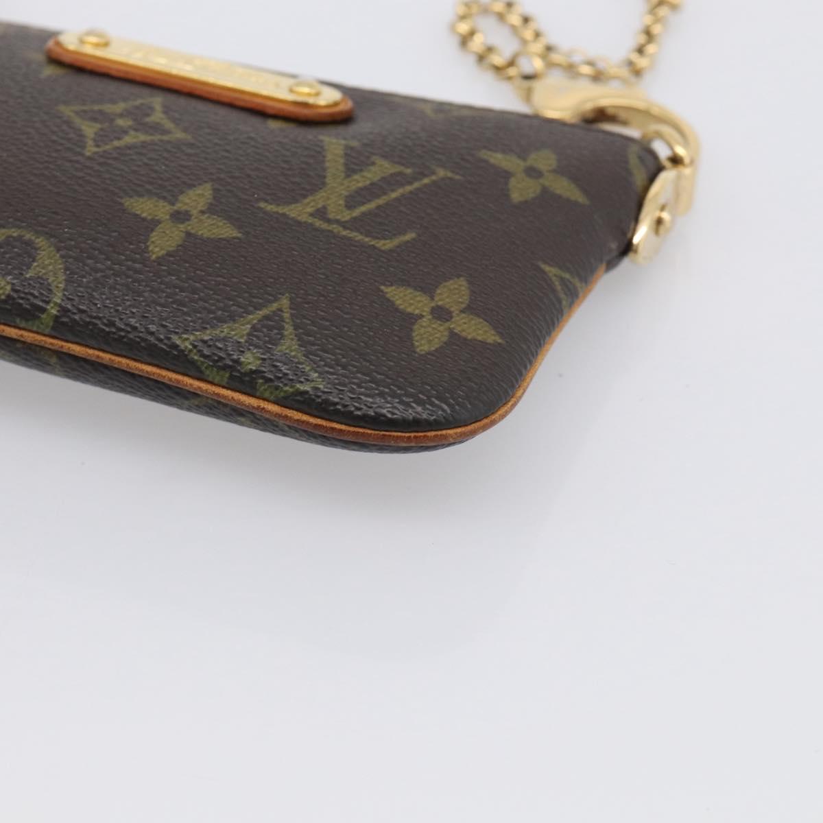 LOUIS VUITTON Monogram Pochette Mira PM Accessory Pouch M60095 LV Auth 211282A
