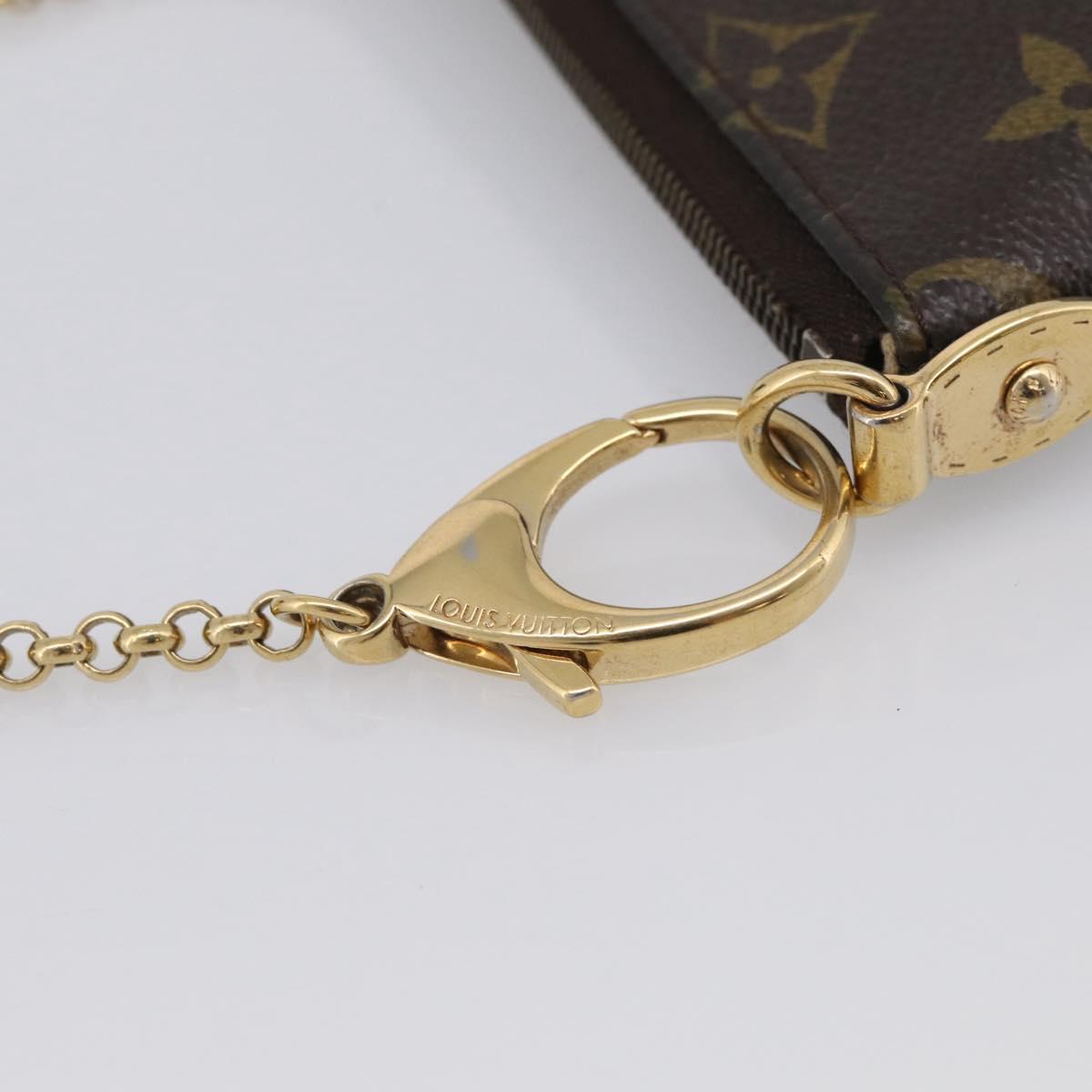 LOUIS VUITTON Monogram Pochette Mira PM Accessory Pouch M60095 LV Auth 211282A