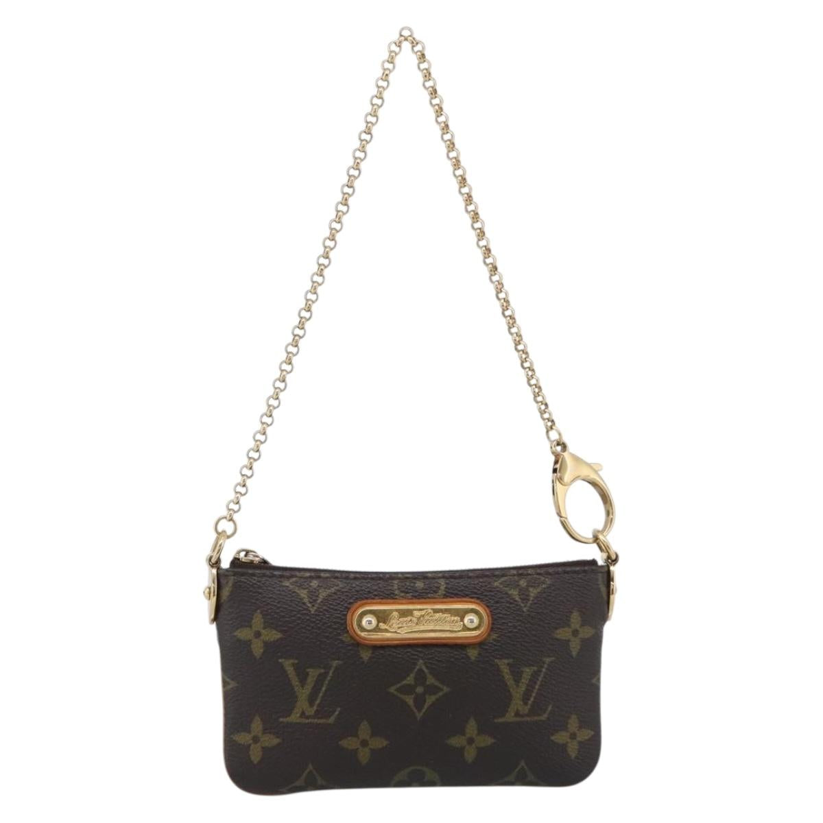 LOUIS VUITTON Monogram Pochette Mira PM Accessory Pouch M60095 LV Auth 211282A