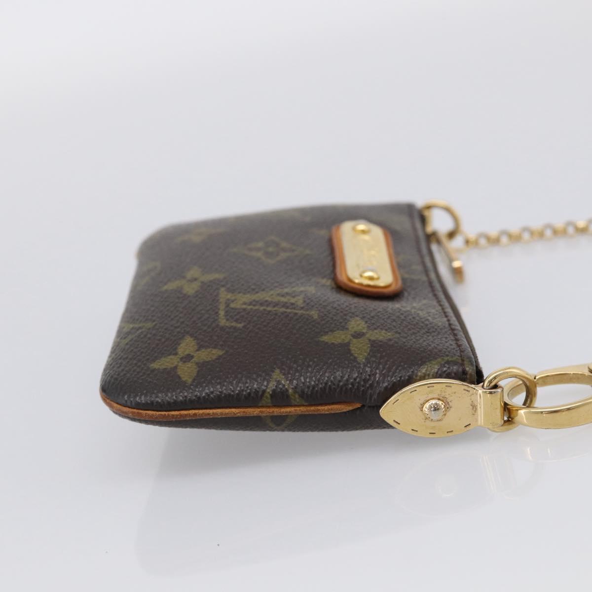 LOUIS VUITTON Monogram Pochette Mira PM Accessory Pouch M60095 LV Auth 211282A