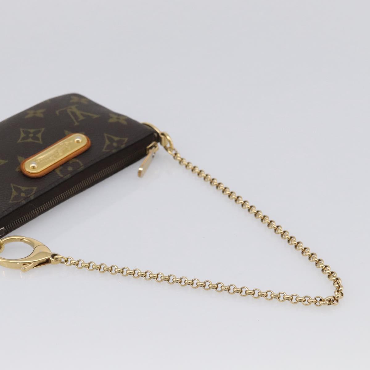 LOUIS VUITTON Monogram Pochette Mira PM Accessory Pouch M60095 LV Auth 211282A