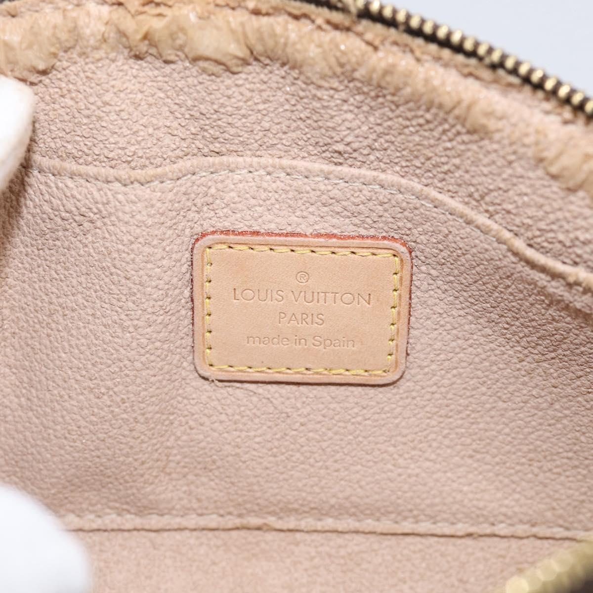 LOUIS VUITTON Monogram Pochette Cosmetic PM Pouch M43998 LV Auth 211284