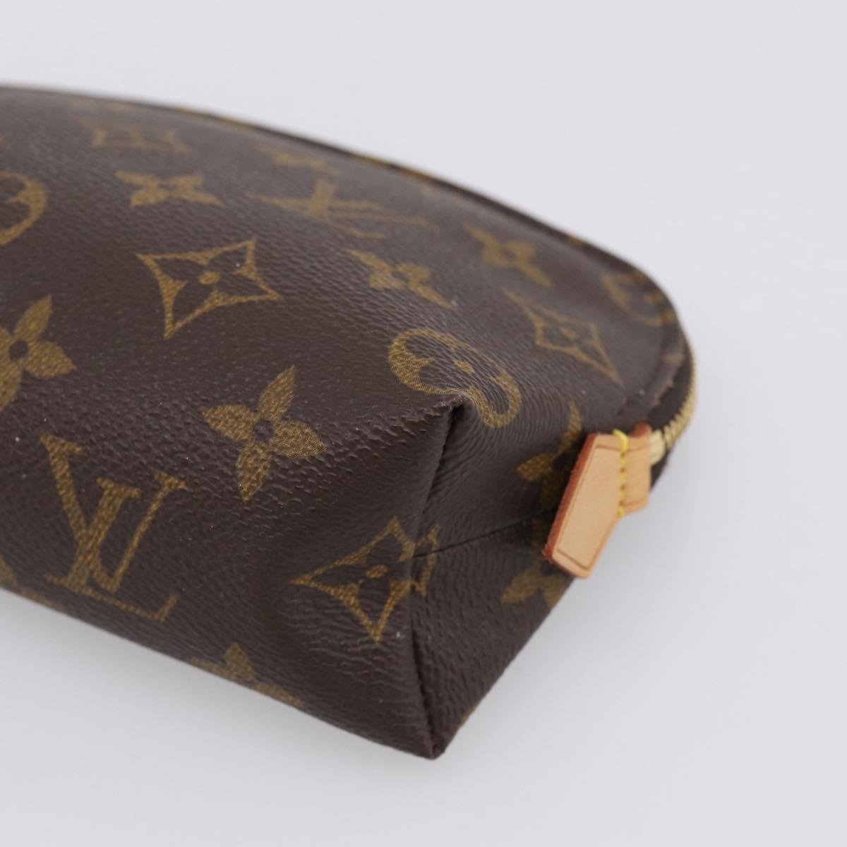 LOUIS VUITTON Monogram Pochette Cosmetic PM Pouch M43998 LV Auth 211284