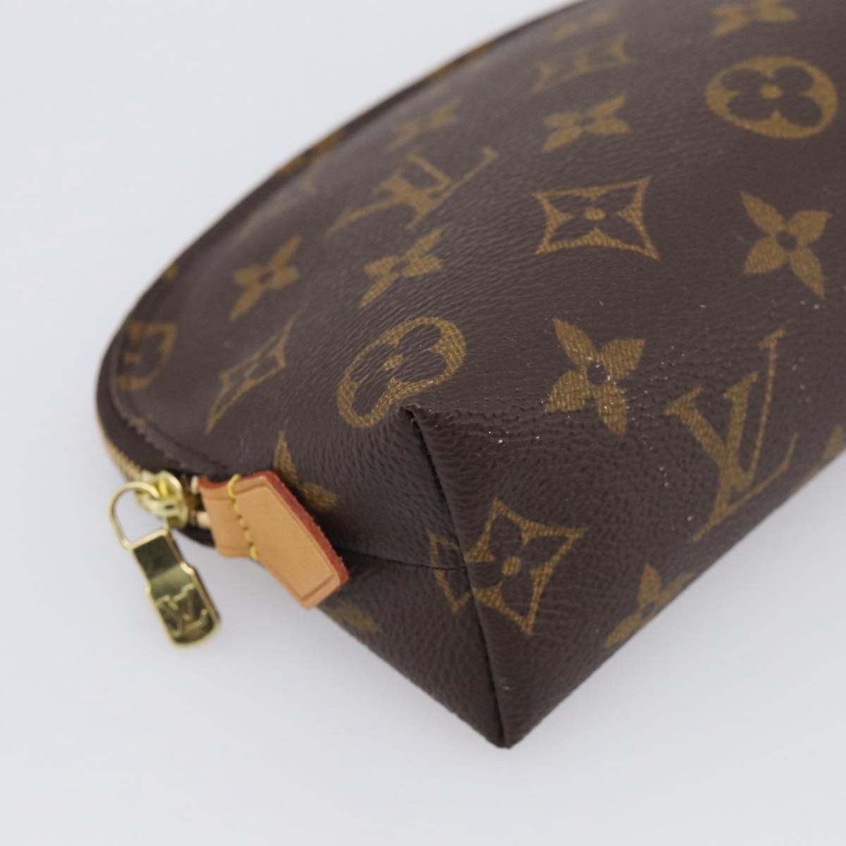 LOUIS VUITTON Monogram Pochette Cosmetic PM Pouch M43998 LV Auth 211284