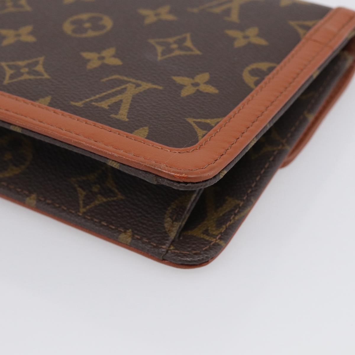 LOUIS VUITTON Monogram Pochette Dam PM Clutch Bag M51812 LV Auth 211286A