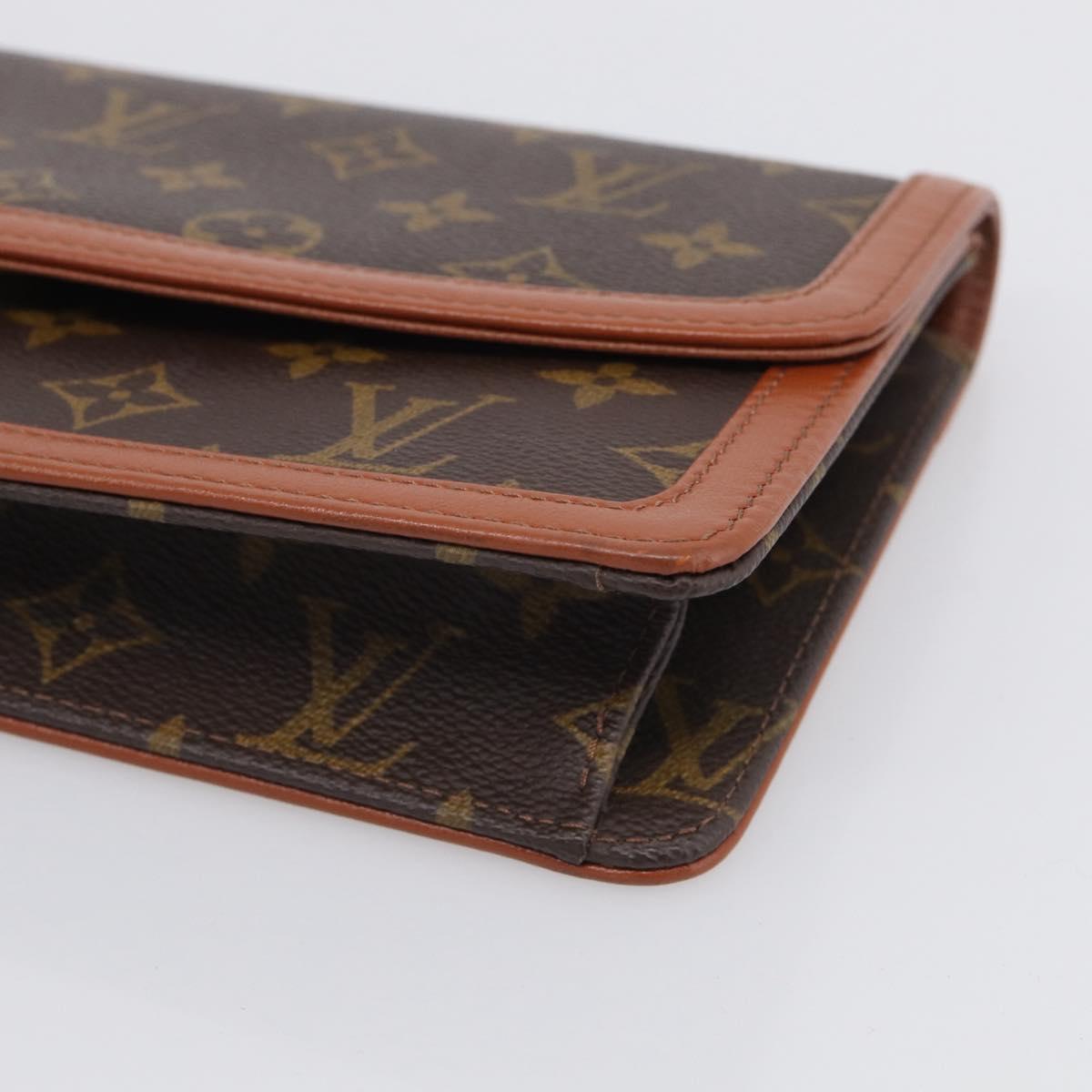 LOUIS VUITTON Monogram Pochette Dam PM Clutch Bag M51812 LV Auth 211286A