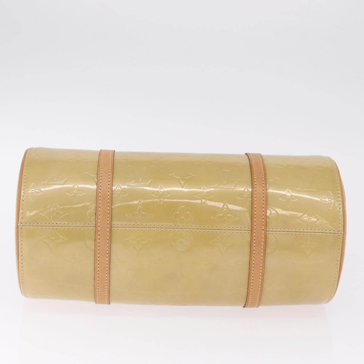 LOUIS VUITTON Monogram Vernis Bedford Hand Bag Beige M91006 LV Auth 211294