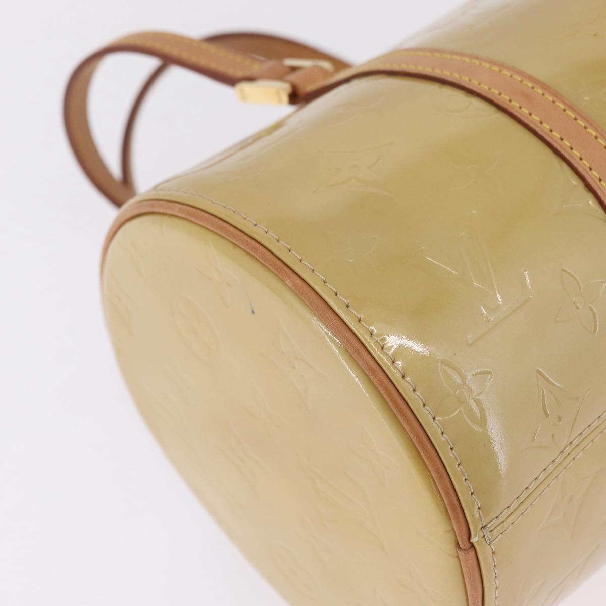 LOUIS VUITTON Monogram Vernis Bedford Hand Bag Beige M91006 LV Auth 211294