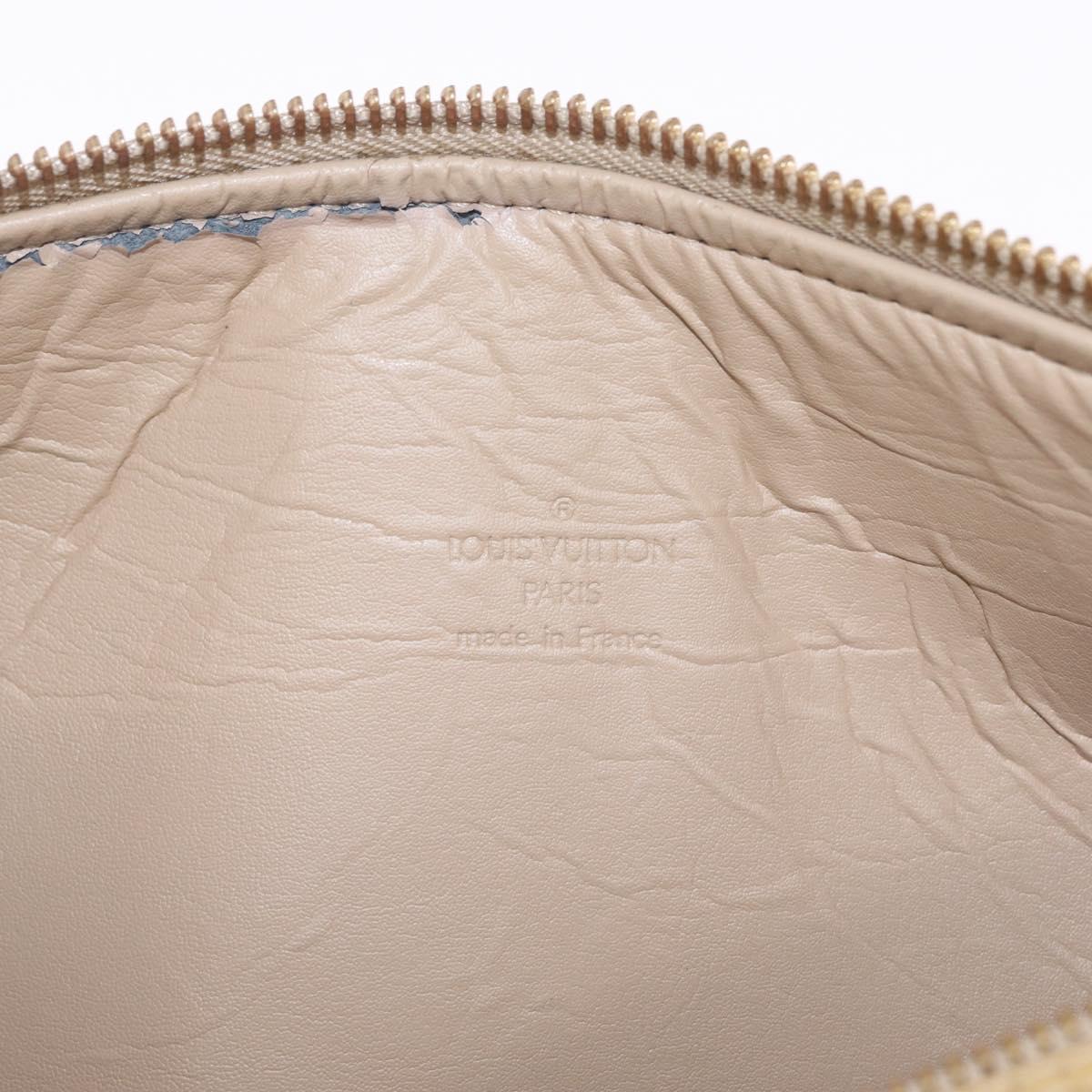 LOUIS VUITTON Monogram Vernis Bedford Hand Bag Beige M91006 LV Auth 211294