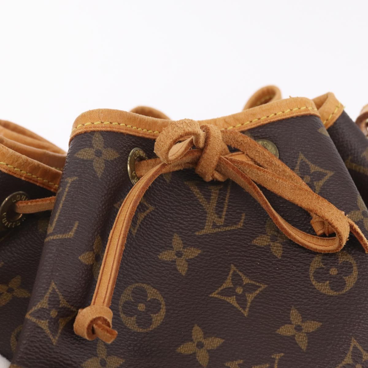 LOUIS VUITTON Monogram Petit Noe Shoulder Bag M42226 LV Auth 211308A