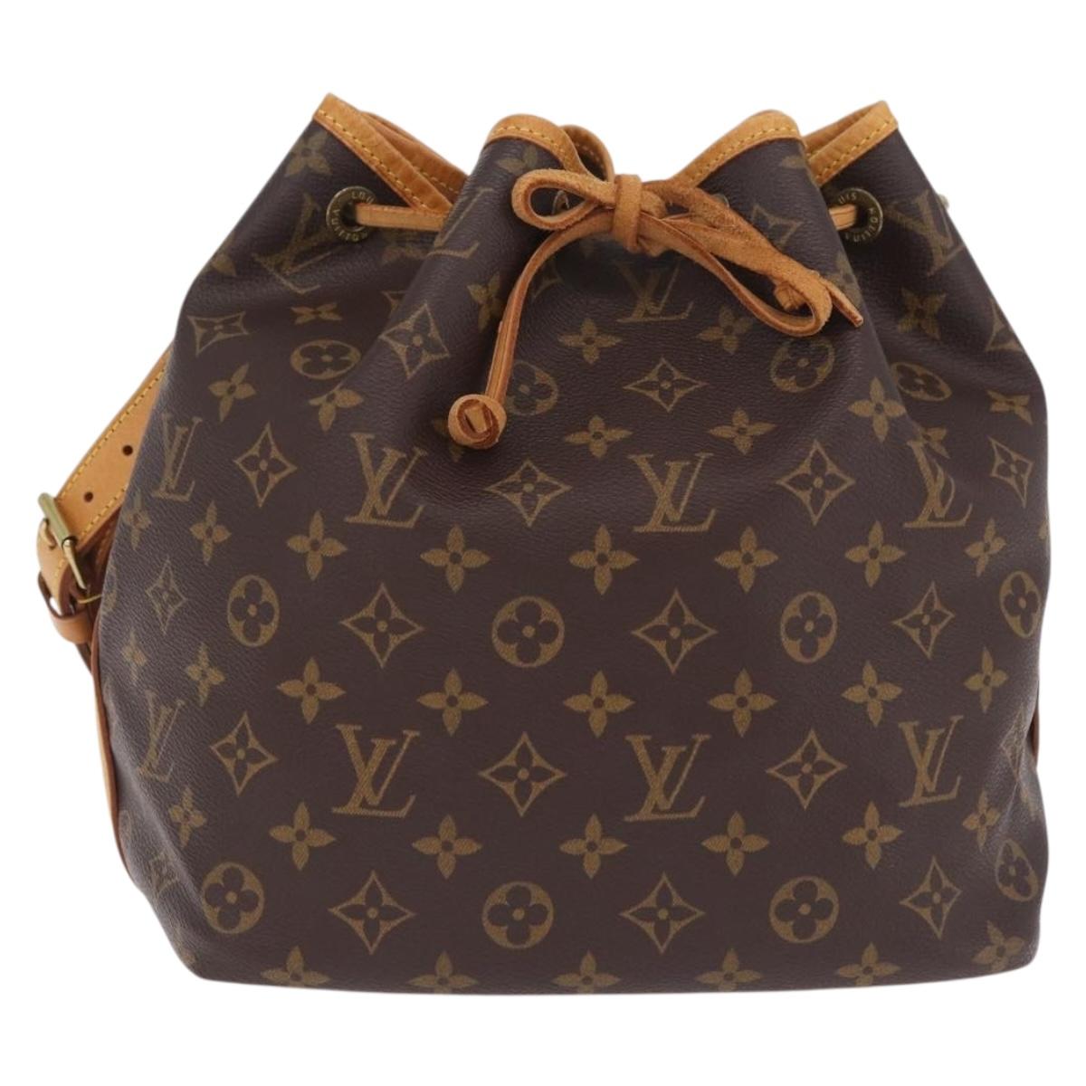 LOUIS VUITTON Monogram Petit Noe Shoulder Bag M42226 LV Auth 211308A