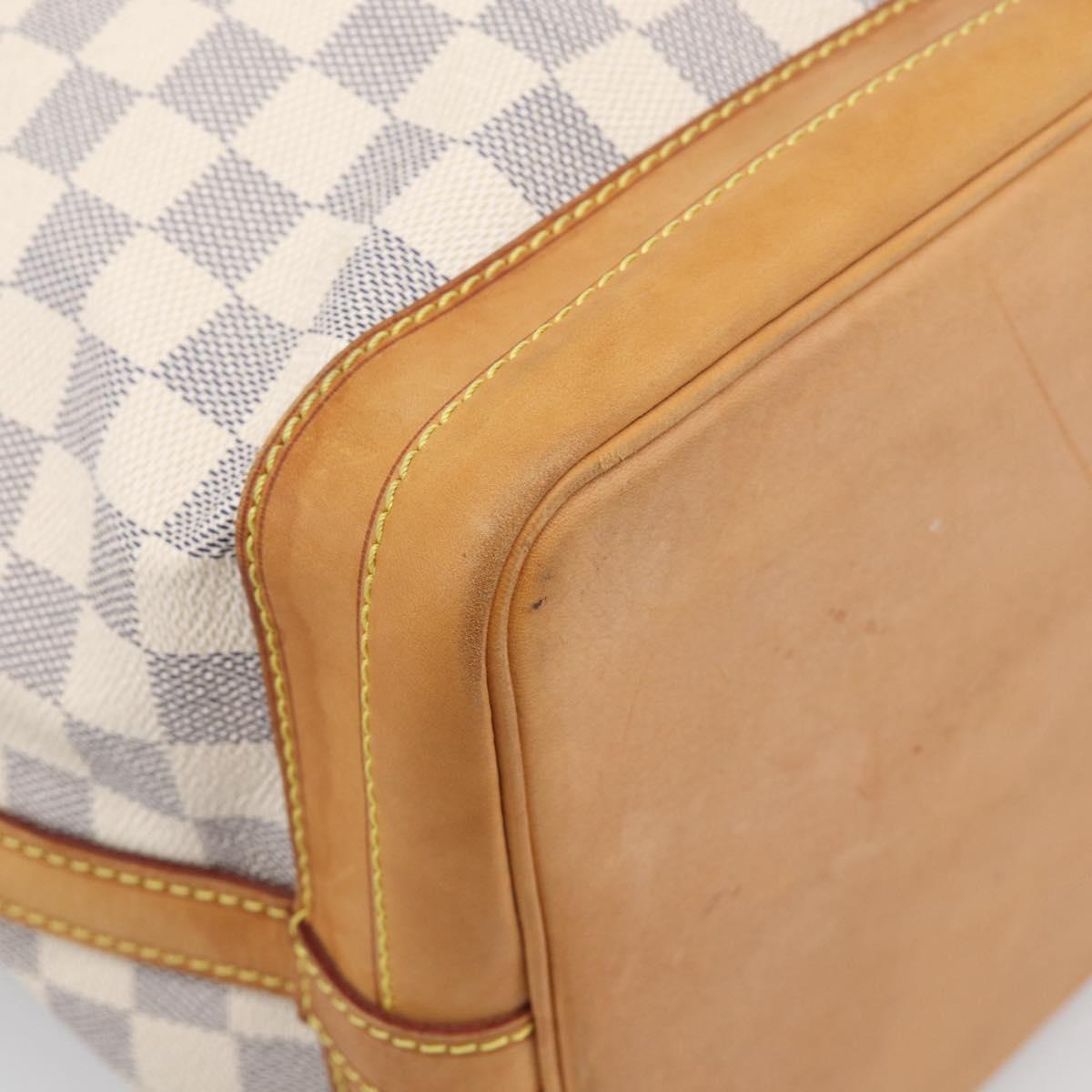 LOUIS VUITTON Damier Azur Noe Shoulder Bag N42222 LV Auth 211309V