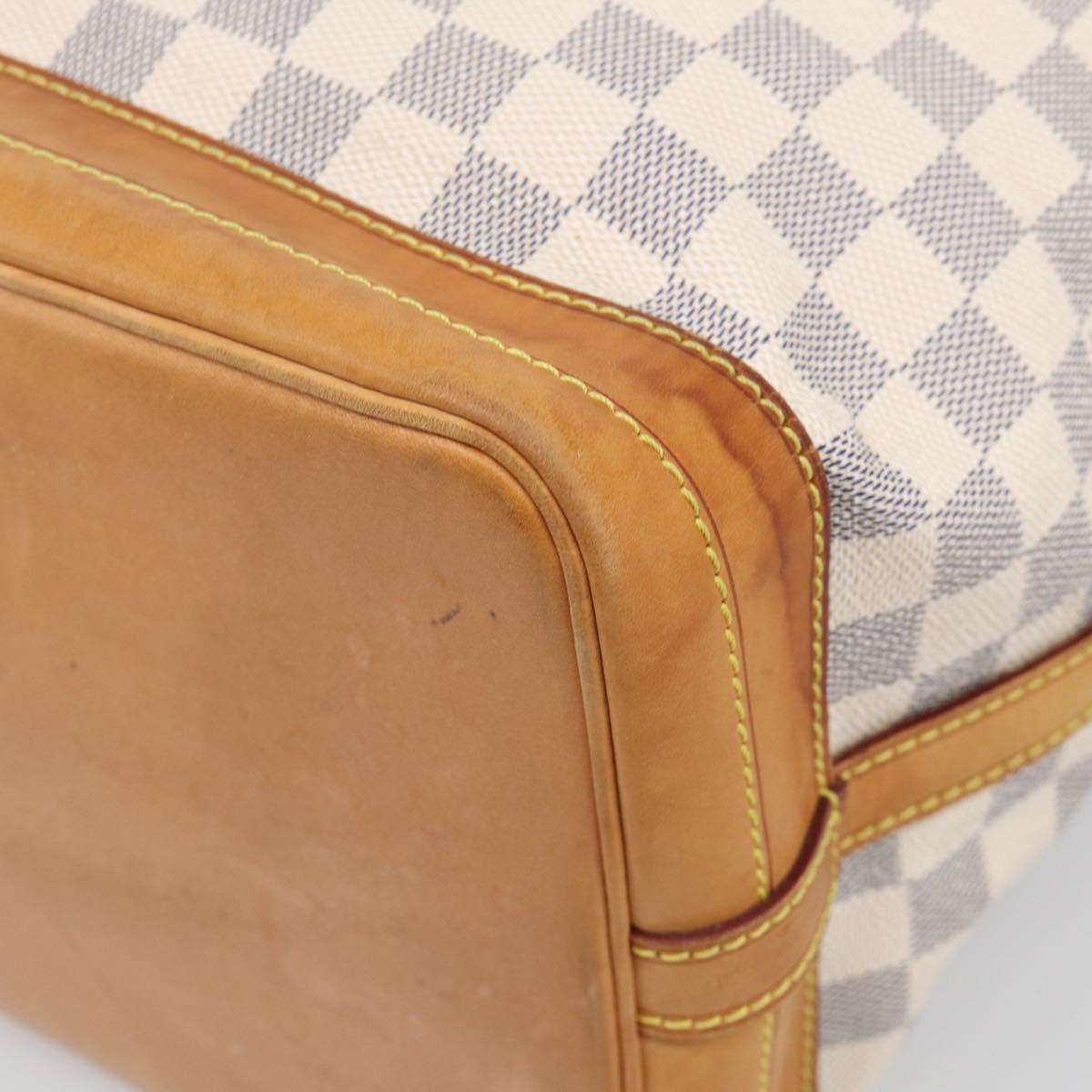 LOUIS VUITTON Damier Azur Noe Shoulder Bag N42222 LV Auth 211309V