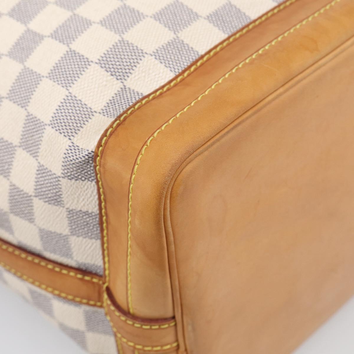 LOUIS VUITTON Damier Azur Noe Shoulder Bag N42222 LV Auth 211309V