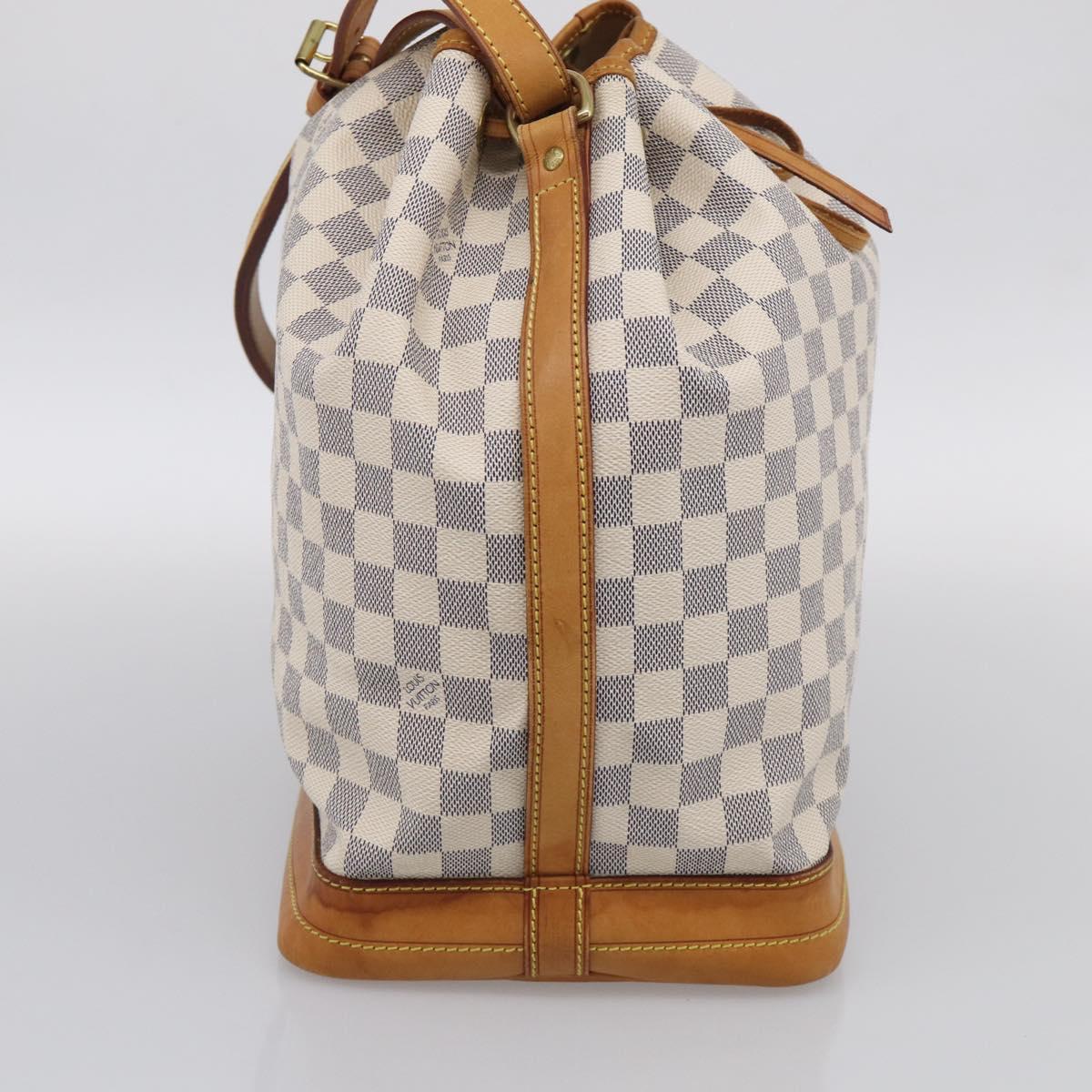 LOUIS VUITTON Damier Azur Noe Shoulder Bag N42222 LV Auth 211309V