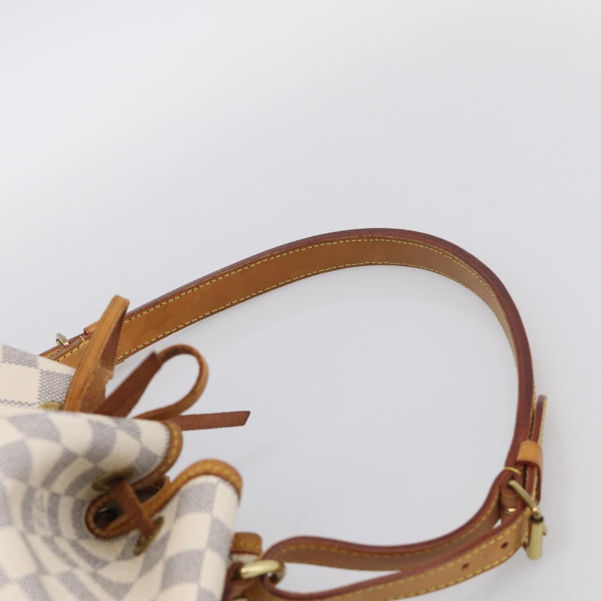 LOUIS VUITTON Damier Azur Noe Shoulder Bag N42222 LV Auth 211309V