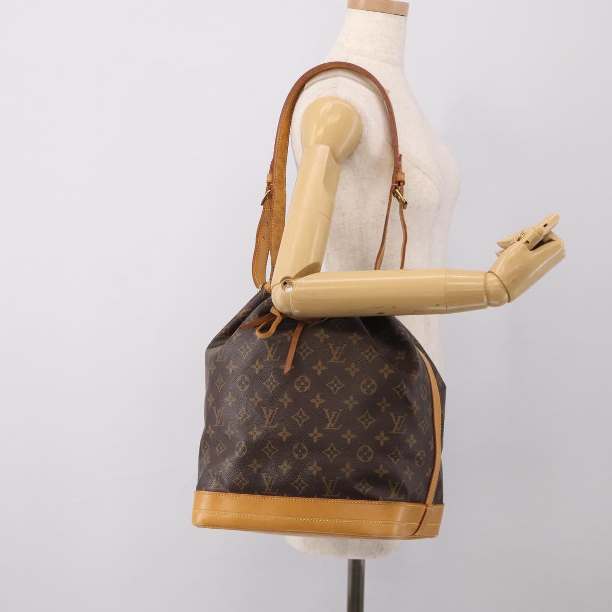LOUIS VUITTON Monogram Noe Shoulder Bag M42224 LV Auth 211314V