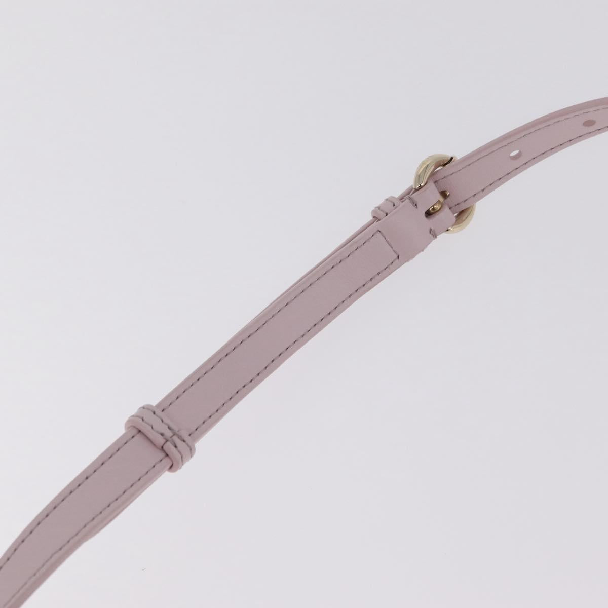 Christian Dior Hand Bag Canvas 2way Pink Gold Auth 211321V