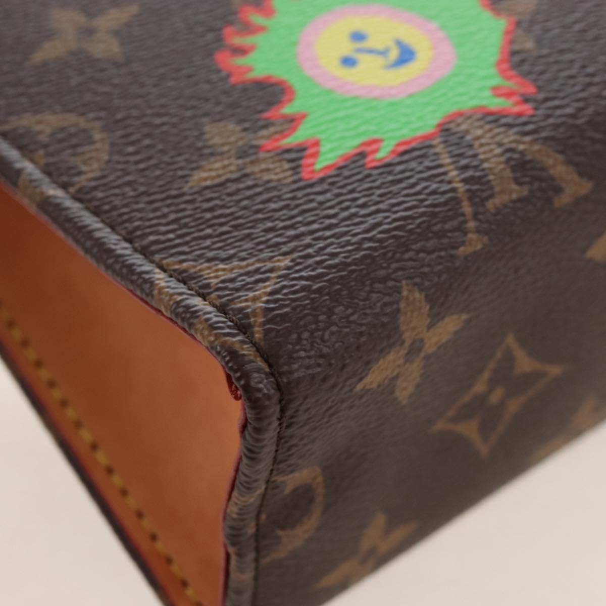 LOUIS VUITTON Yayoi Kusama Face Toiletries Pouch On Chain M81982 Auth 211329SAM