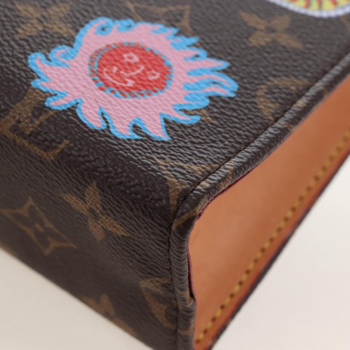LOUIS VUITTON Yayoi Kusama Face Toiletries Pouch On Chain M81982 Auth 211329SAM