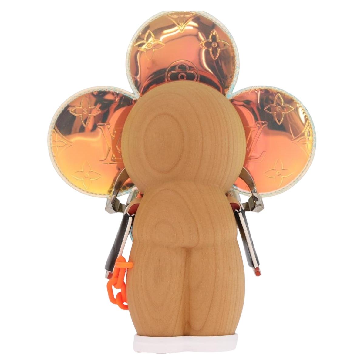 LOUIS VUITTON DJ Vivienne Object Wood Brown GI0511 LV Auth 211336SM