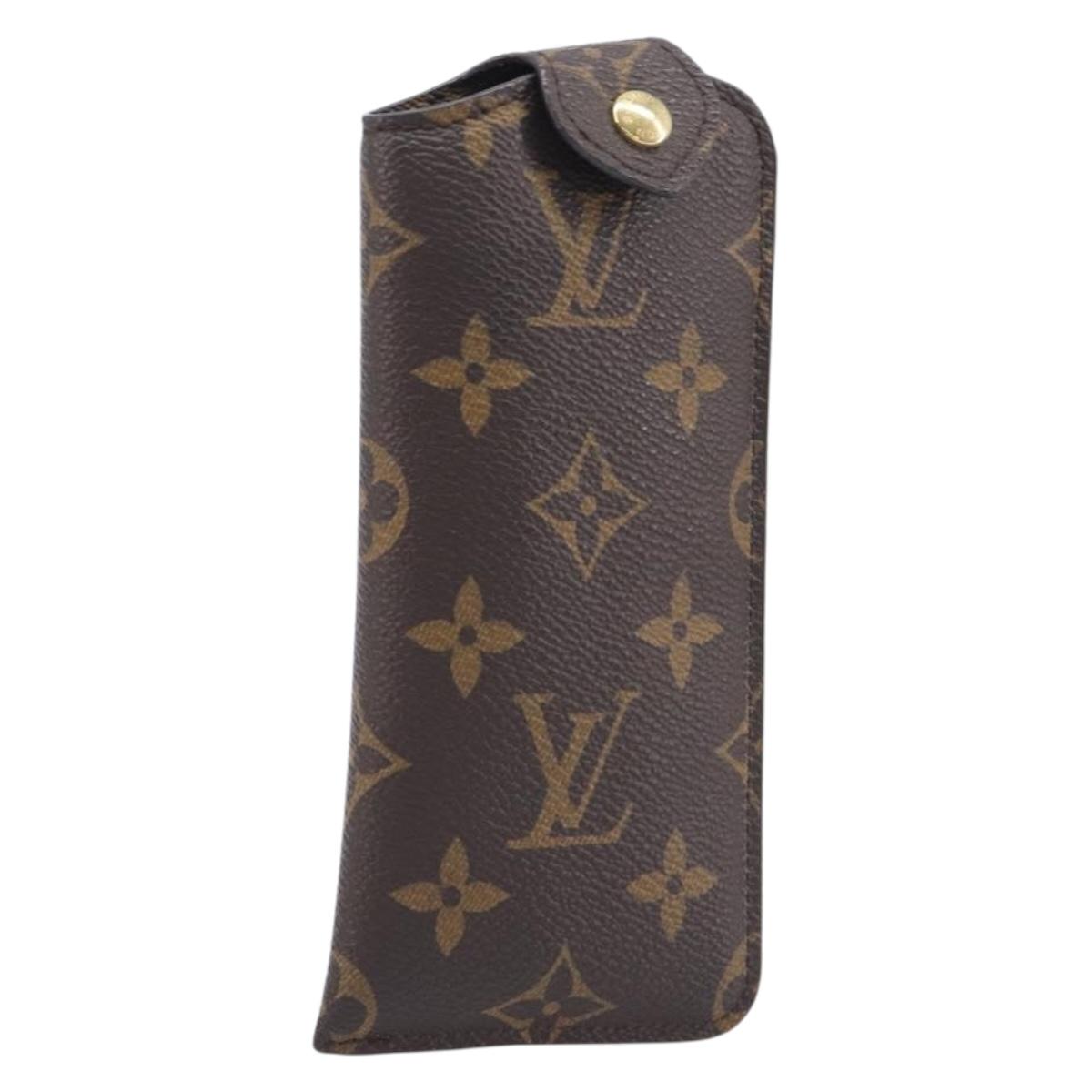 LOUIS VUITTON Monogram Etui Lunette PM Glasses Case M66545 LV Auth 211340A