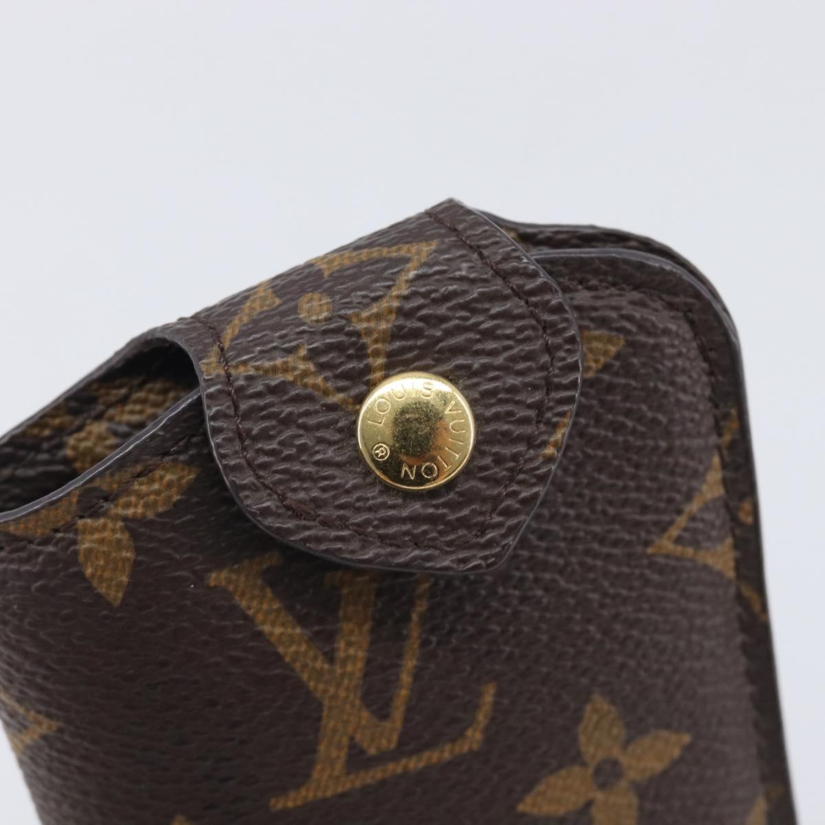 LOUIS VUITTON Monogram Etui Lunette PM Glasses Case M66545 LV Auth 211340A