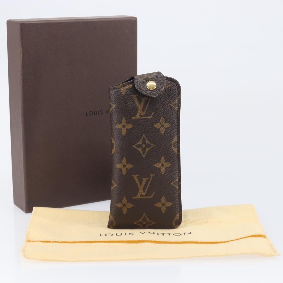 LOUIS VUITTON Monogram Etui Lunette PM Glasses Case M66545 LV Auth 211340A