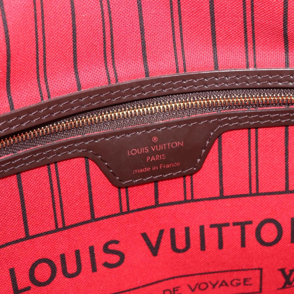 LOUIS VUITTON Damier Ebene Neverfull PM Tote Bag N51109 LV Auth 211385SAV