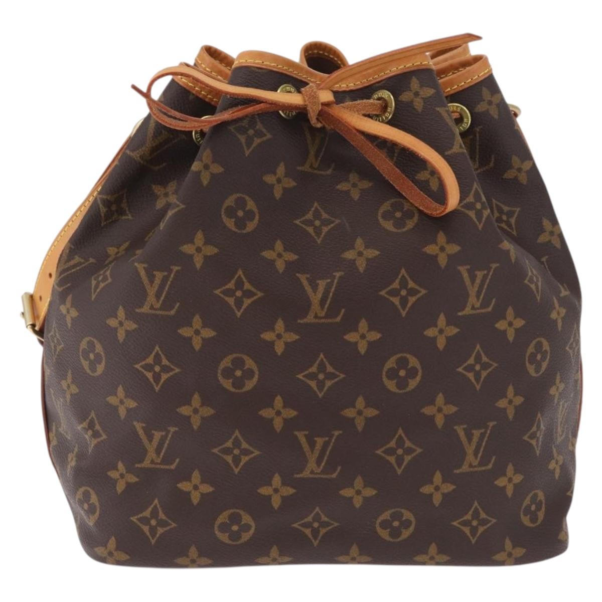 LOUIS VUITTON Monogram Petit Noe Shoulder Bag M42226 LV Auth 211490A