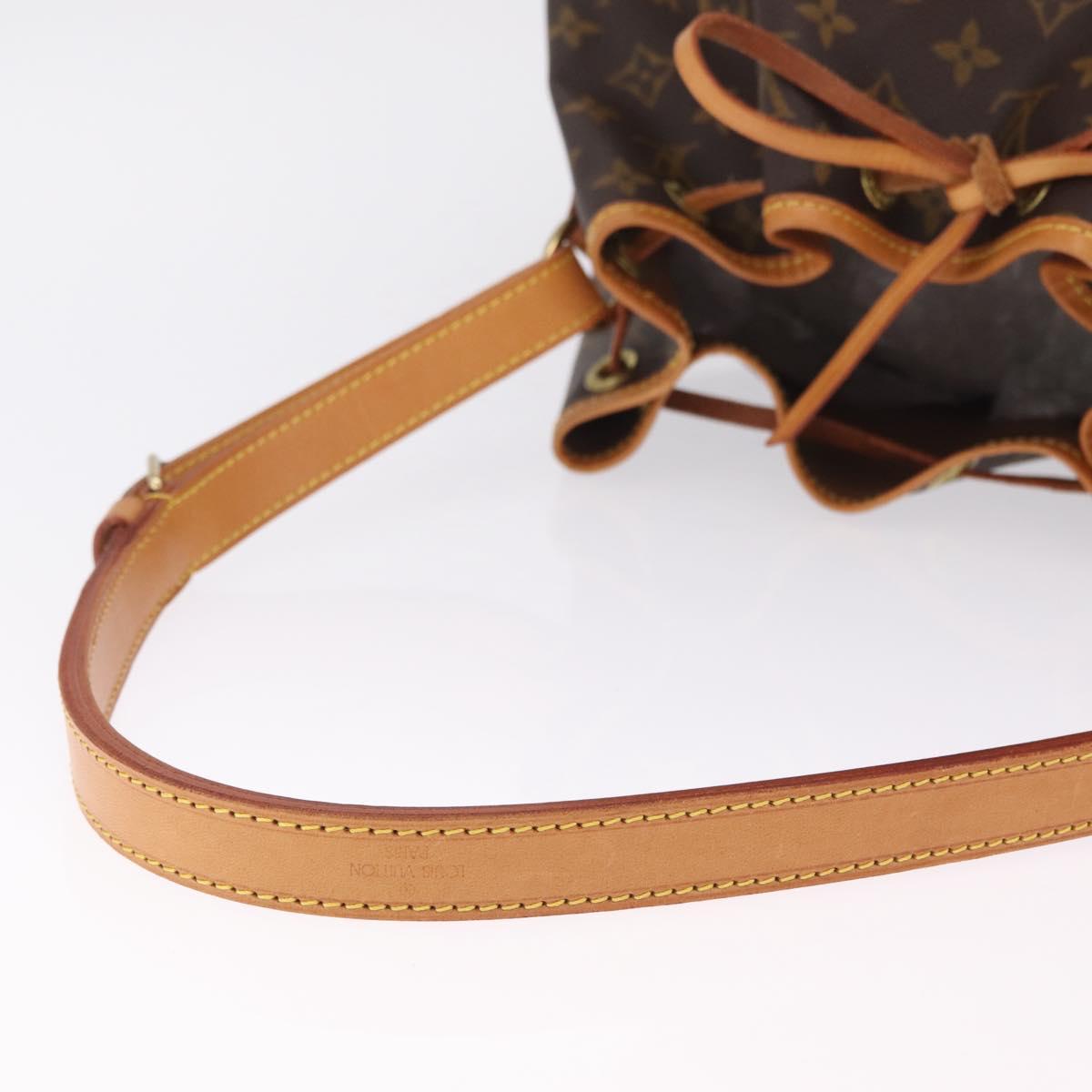 LOUIS VUITTON Monogram Petit Noe Shoulder Bag M42226 LV Auth 211490A