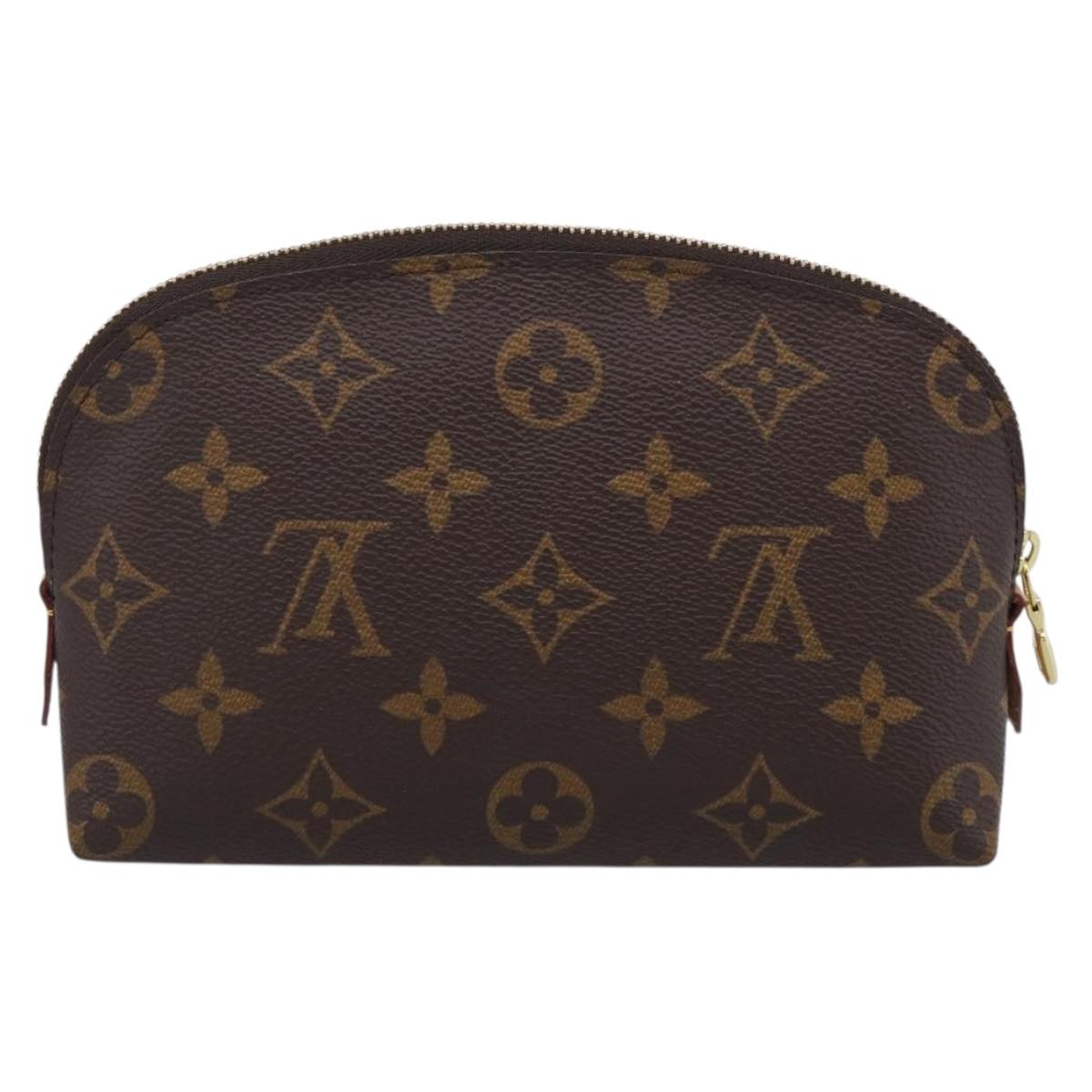 LOUIS VUITTON Monogram Pochette Cosmetic PM Cosmetic Pouch M47515 Auth 211497V