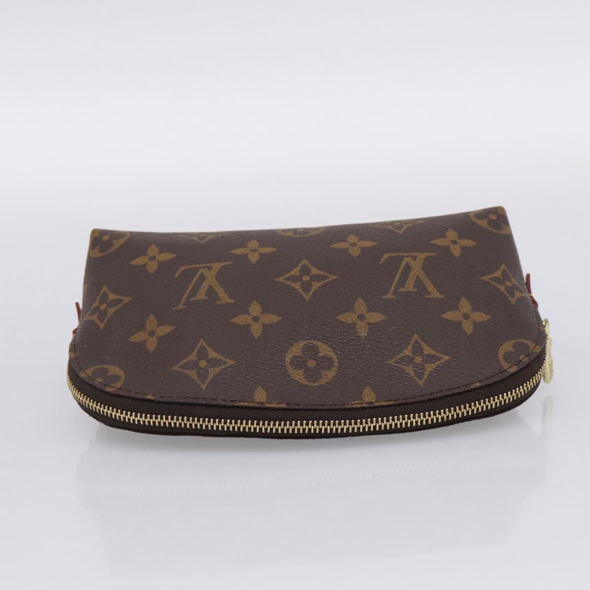 LOUIS VUITTON Monogram Pochette Cosmetic PM Cosmetic Pouch M47515 Auth 211497V