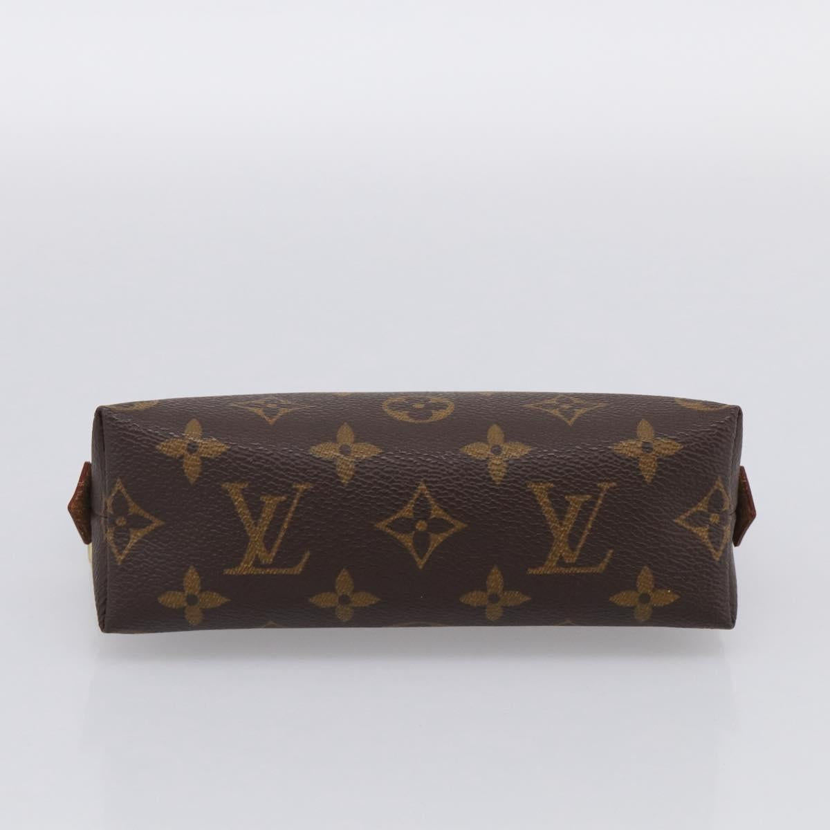 LOUIS VUITTON Monogram Pochette Cosmetic PM Cosmetic Pouch M47515 Auth 211497V