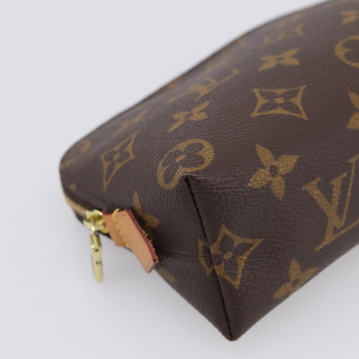 LOUIS VUITTON Monogram Pochette Cosmetic PM Cosmetic Pouch M47515 Auth 211497V