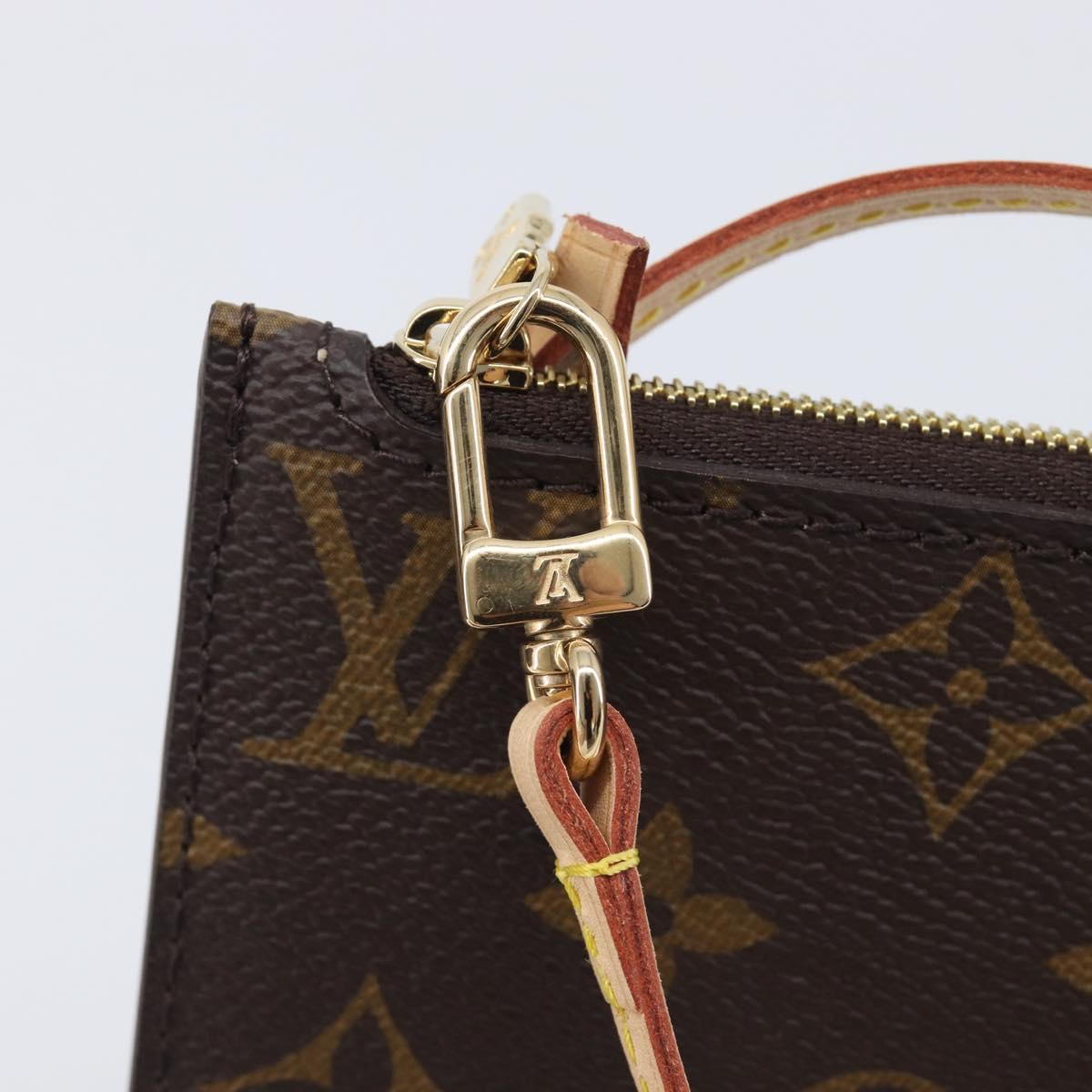 LOUIS VUITTON Monogram Neverfull PM Pouch LV Auth 211502V