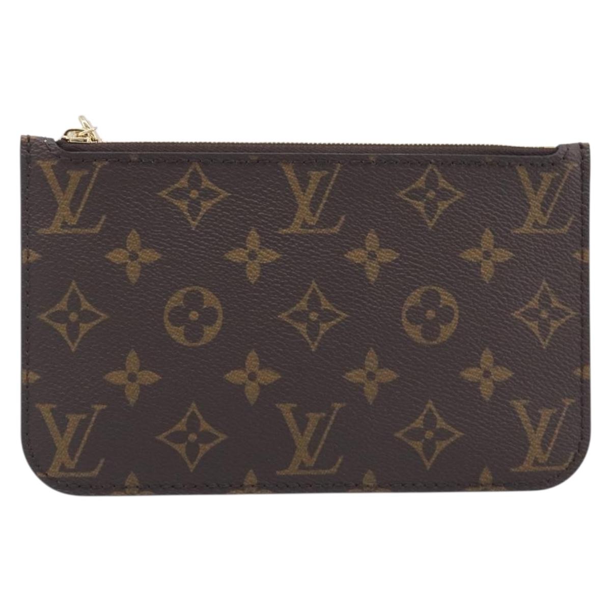 LOUIS VUITTON Monogram Neverfull PM Pouch LV Auth 211502V