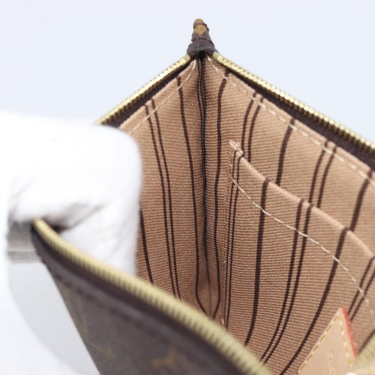 LOUIS VUITTON Monogram Neverfull PM Pouch LV Auth 211502V
