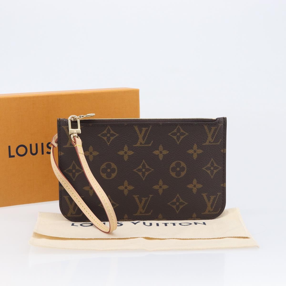 LOUIS VUITTON Monogram Neverfull PM Pouch LV Auth 211502V