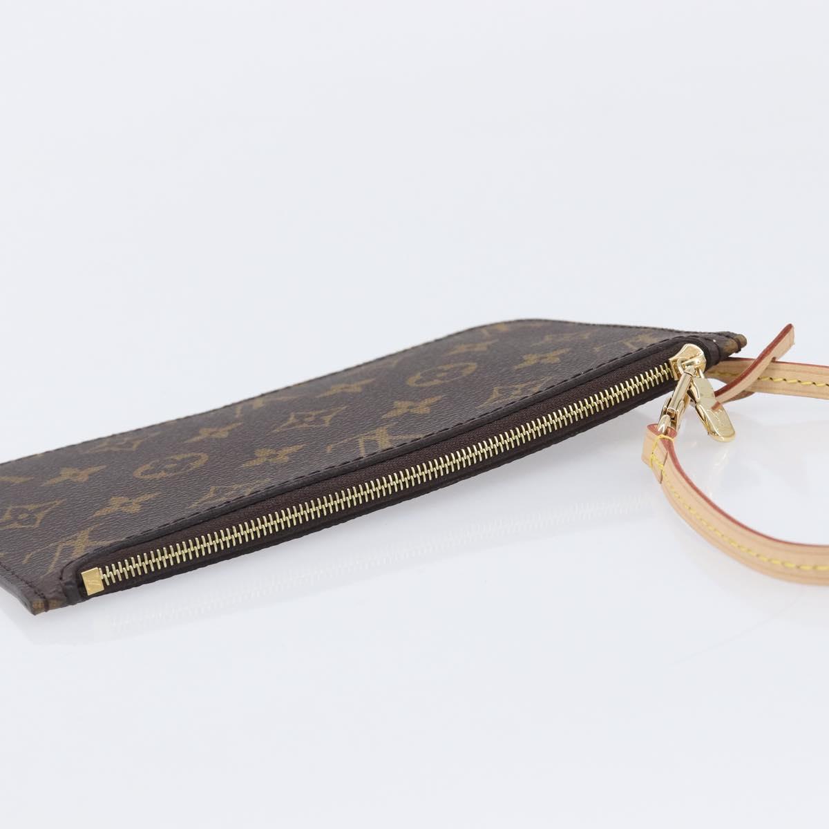 LOUIS VUITTON Monogram Neverfull PM Pouch LV Auth 211502V