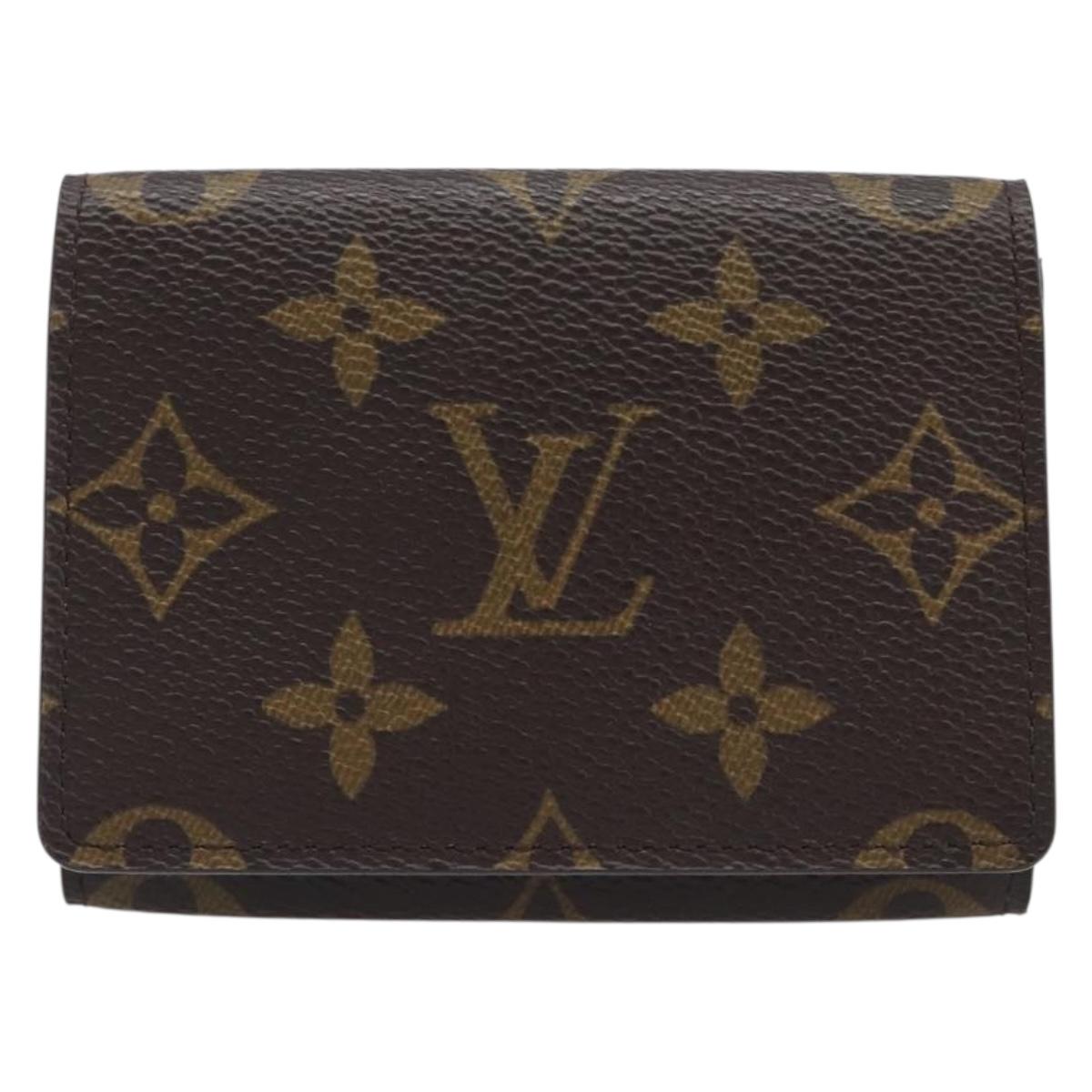 LOUIS VUITTON Monogram Anvelop Cult De Vuitto Card Case M62920 LV Auth 211507A