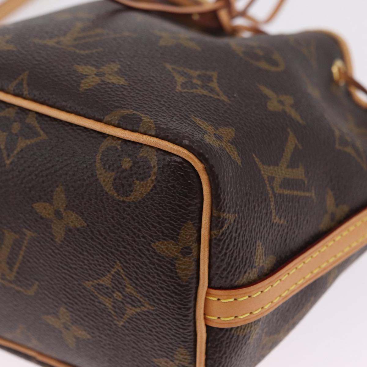 LOUIS VUITTON Monogram Nanonoe Shoulder Bag M81266 LV Auth 211510SAM