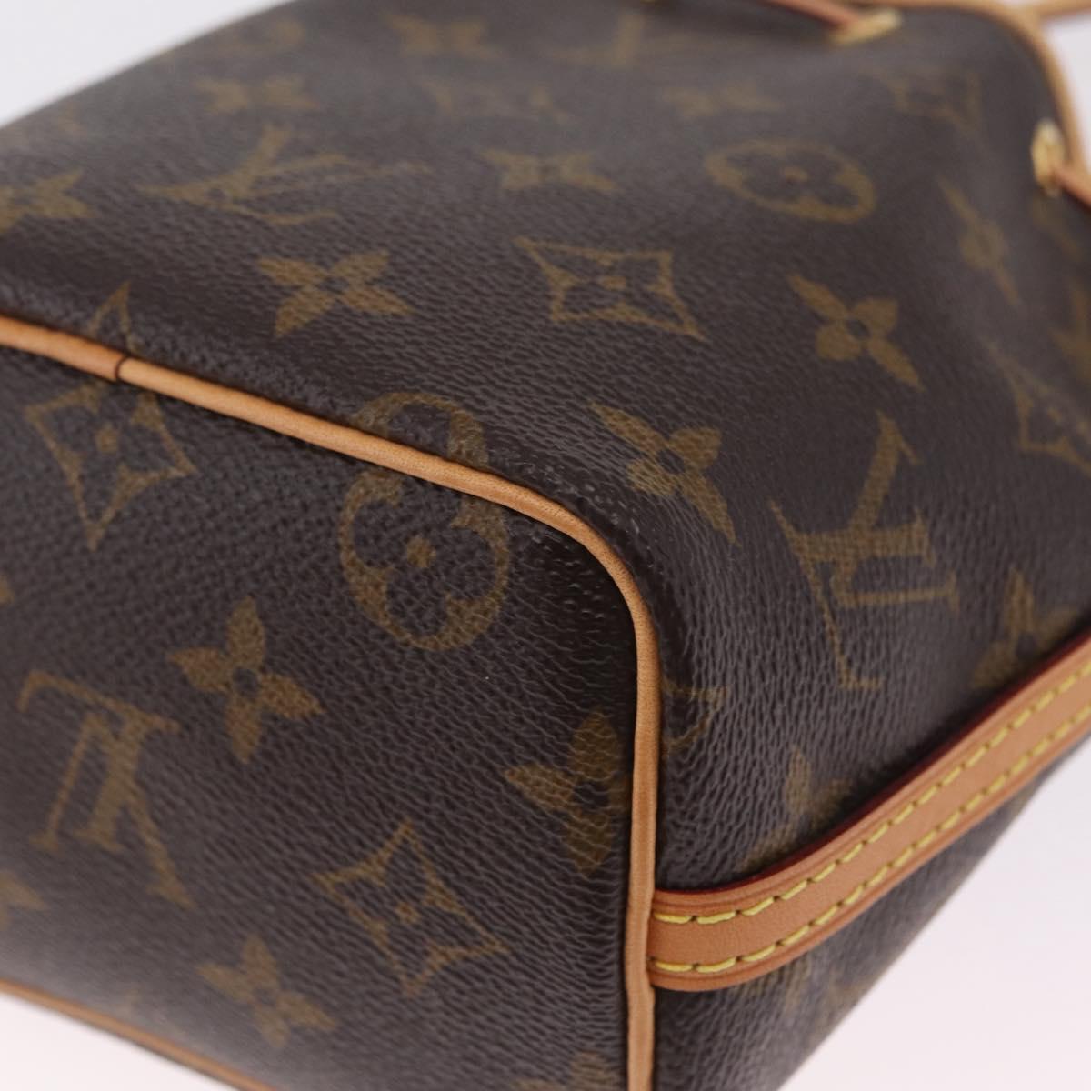 LOUIS VUITTON Monogram Nanonoe Shoulder Bag M81266 LV Auth 211510SAM