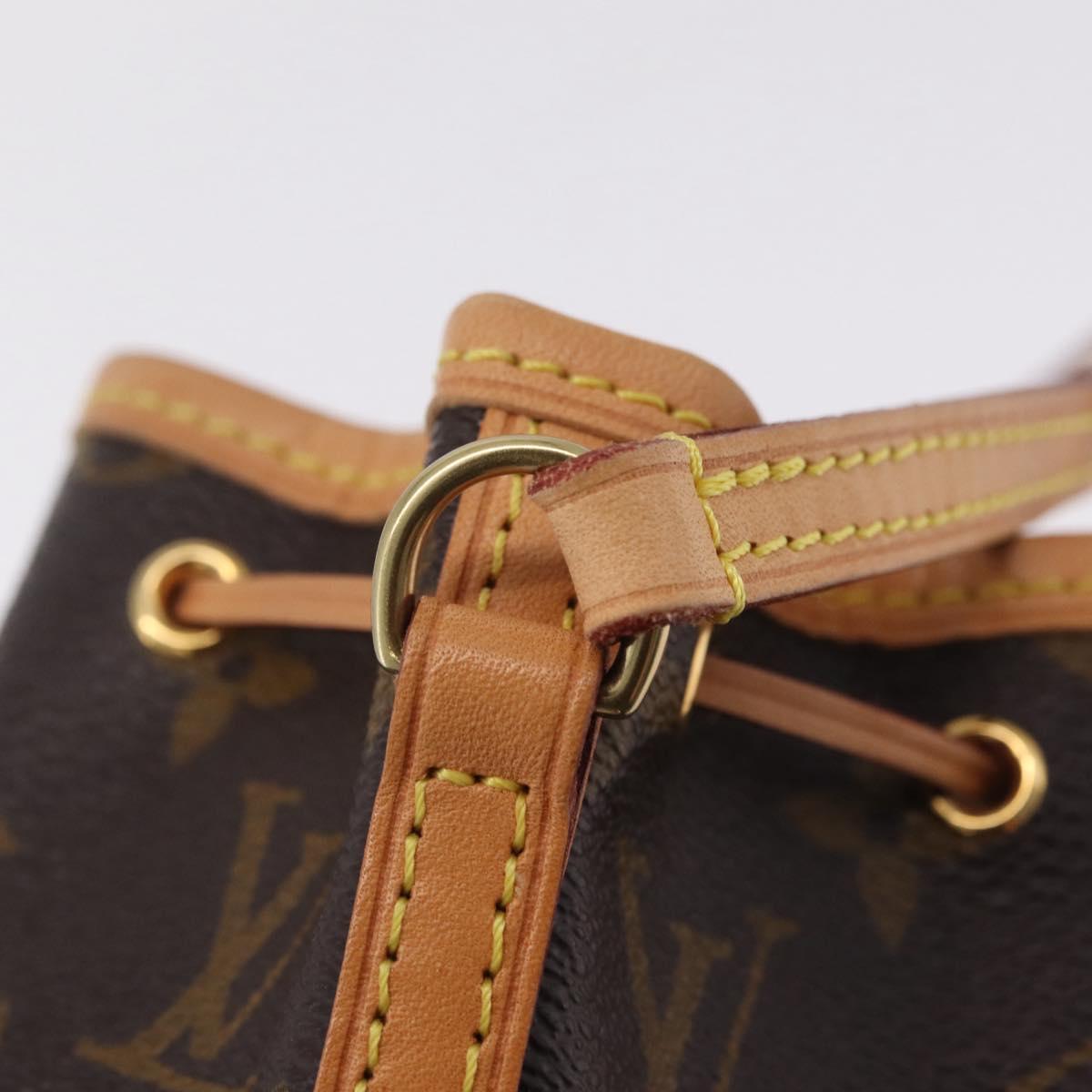 LOUIS VUITTON Monogram Nanonoe Shoulder Bag M81266 LV Auth 211510SAM