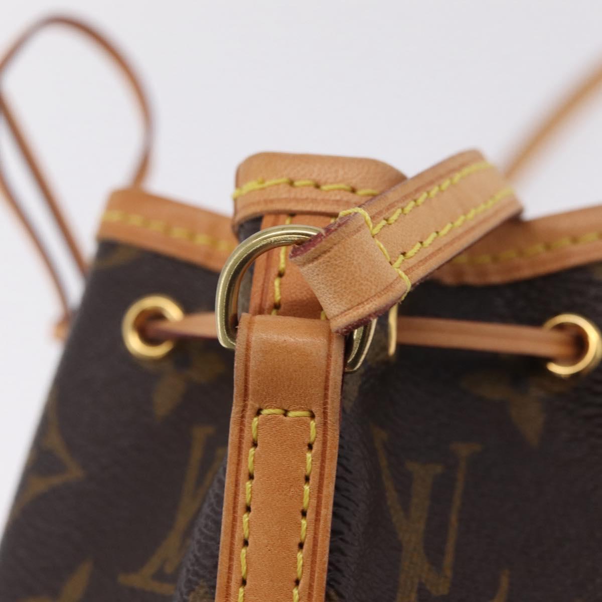 LOUIS VUITTON Monogram Nanonoe Shoulder Bag M81266 LV Auth 211510SAM