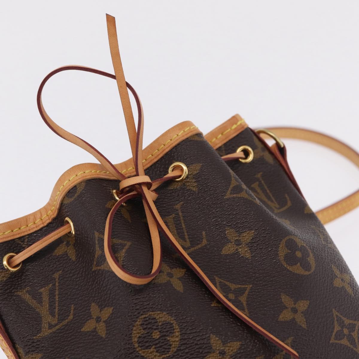 LOUIS VUITTON Monogram Nanonoe Shoulder Bag M81266 LV Auth 211510SAM