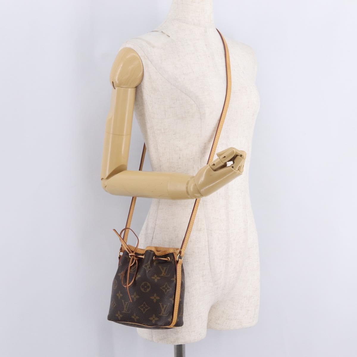 LOUIS VUITTON Monogram Nanonoe Shoulder Bag M81266 LV Auth 211510SAM